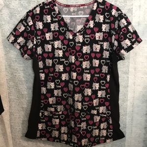 Divine Stretch scrub Top